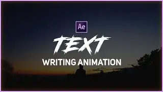 Smooth Text Writing Animation In Adobe After Effects Cc
