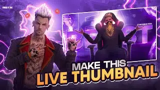 Make this Freefire Live Thumbnail on Android! | PSCC - BG BEAST GFX