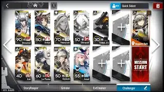 [ Arknights ] BI-EX-8 Challenge Mode ft. SilverAsh, Aak, & Fartooth