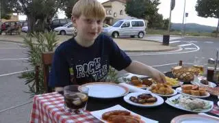 Pals holiday in Spain
