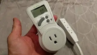 Watts Meter Device Demonstration - show watts usage in any appliance