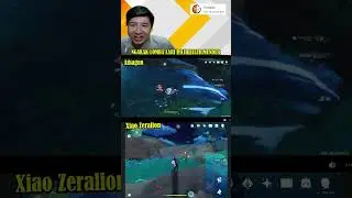 Ngakak Lomba Lari Jalur Mundur Genshin Imoact #shorts