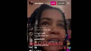 Young MA Says she's a Chef IG live