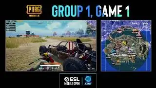 PUBG MOBILE Group 1 Game 1 | ESL Mobile Open Season 5