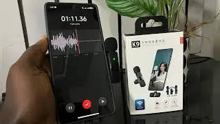 K9 Wireless lavalier microphone: Cheapest lapel clip mic for video recording on iPhones and Android
