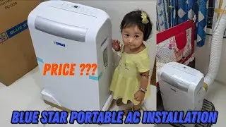 Summer na Ywrakpasida Anya gi AC leirure | Blue Star 1 Ton Portable AC installation 