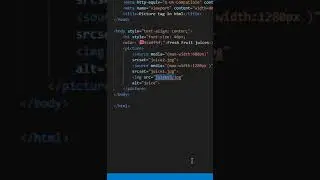Picture Tag in HTML