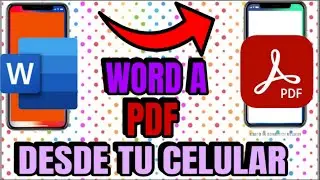 Convert Word documents to PDF from your Android and iOS mobile phone, without an application.