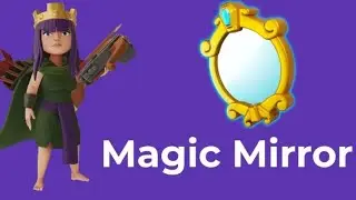 Using a magic mirror to attack the clash of clans livestream gameplay