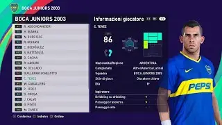 eFootball PES 2021: Boca Juniors 2003 classic team (PS4)