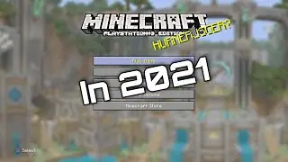 Minecraft PS3 edition in 2024! (Gameplay)