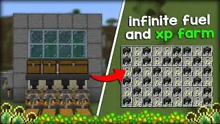 UPDATE 1.21 ZERO-TICK KELP FUEL AND XP FARM TUTORIAL in Minecraft Bedrock (MCPE/Xbox/PS4/Switch/PC)
