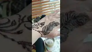 Tashkent. Nowruz. Henna painting. Uzbekistan 