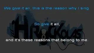 Rise Against - Give it all (HKaraoke)