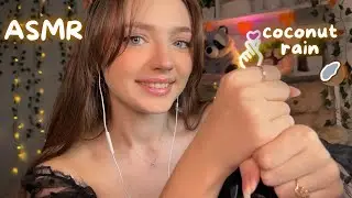 ASMR🥥Coconut and energy rain 🌧️