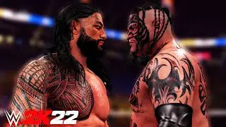 Umaga Is Back And He Wants The Title| Umaga VS Roman Reigns | Universal Title-WWE 2K22