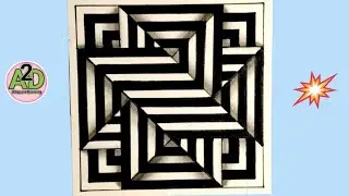Illusion Drawing Tutorial-8 | Illusion Art | Illusion Drawing Ideas💡
