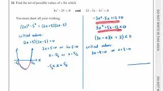 Quadratic Inequalities | GCSE Higher