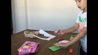 DIY How To Make A Christmas Paper Stocking!🎅🏻