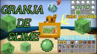 La GRANJA DE SLIME más Fácil de Minecraft Bedrock 1.21 + 2025