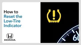 How to Reset the Low-Tire-Pressure Indicator – Display Audio Models
