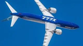 boeing 777x at  dubai airshow