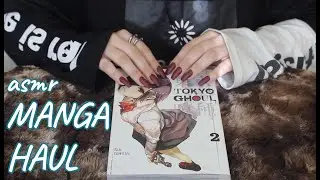 ASMR Manga Haul 💋Whispered (Page Turning & Tapping & Scratching)