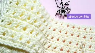 A stitch that will surprise you because of how easy it is, crocheted step by step