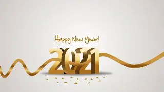 Animated New Year Slide in PowerPoint | New Year 2021 Template