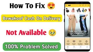 bewakoof cash on delivery not available