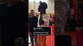 Xavier Worthy looks UNIMPRESSED with Chiefs locker room 🤣