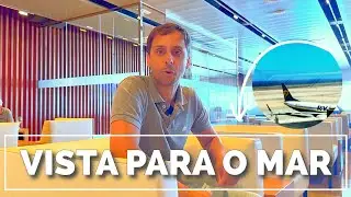 Sala VIP com vista para o MAR! Lounge Galdós em Gran Canária 🌊
