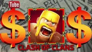 HOW MUCH MONEY DOES CLASH OF CLANS MAKE ON YOUTUBE 2017 {YOUTUBE EARNINGS}