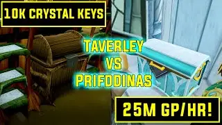 Loot from 10K Crystal Keys! Taverley Vs  Prifddinas! 25M GP/HR! [2020]