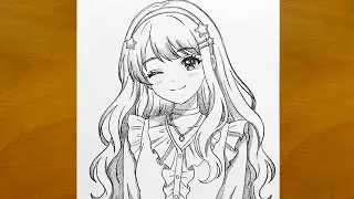 Learn to Draw Cute Anime Girl Expressions – Step by Step