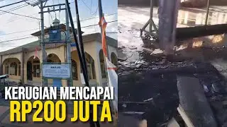 Kebakaran di Masjid Nurul Amin Bantaeng, Kerugian Mencapai Rp200 Juta