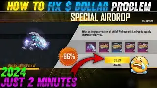 How To Fix Airdrop Dollar Problem In Free Fire || Free Fire Mein Dollar Problem Ko Kaise Fix Kar Hai