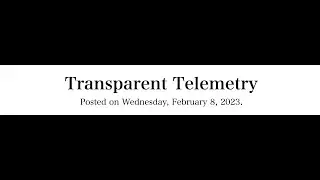 Transparent Telemetry by Russ Cox 読書会配信 第3回