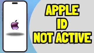 This Apple ID is not Active Verification Failed this Apple ID is not Active Problem Solution iPhone