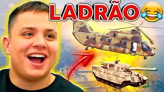 COMPRE UM HELICÓPTERO QUE R0UBA CARROS no GTA RP 😂 (Paulinho o LOKO)