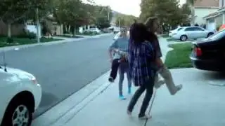 chica disfraz halloween.flv
