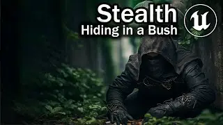 Unreal Engine 5 Tutorial - Stealth System Part 2: Hiding in a Bush