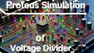 Voltage Divider Circuit Simulation in Proteus | Electronics Tutorial #voltagedivider #simulation