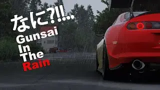 Assetto Corsa: A Rainy Day in Gunsai Touge | Rain Custom Shader Patch Visual Test.