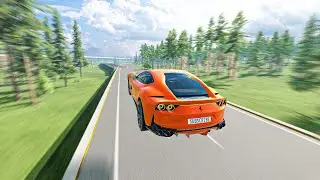 Instant 990 MPH Blast: Which BeamNG Car Survives the Farthest?! 🔥 - BeamNG Drive 