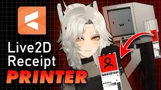Twitch Receipt Printer EXCEPT It's On A VTuber Model