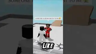 When someone is racist...... #roblox #memes #shorts