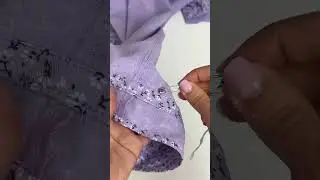 Обработка низа рукава #мастеркласс #шитьедляначинающих #пошив #рукава