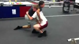 Hardcore wrestling causes fart