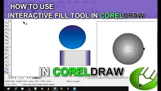 How to use interactive Fill tool in Coreldraw. |applying color| |in Hausa| skill practice tutorial.